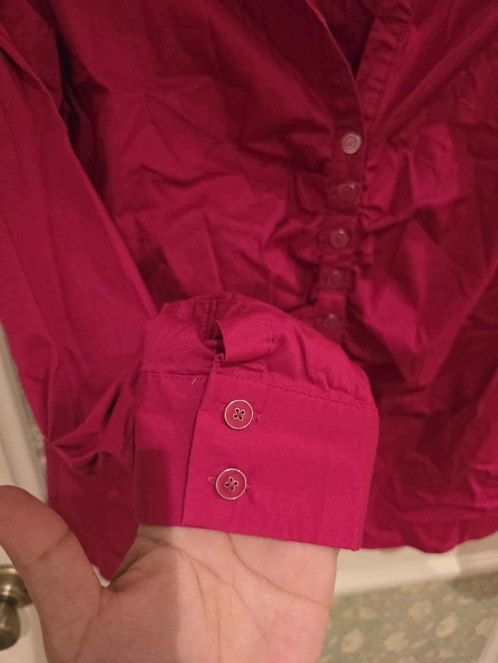 New York & Company Button-up Blouse - Picture 6 of 8